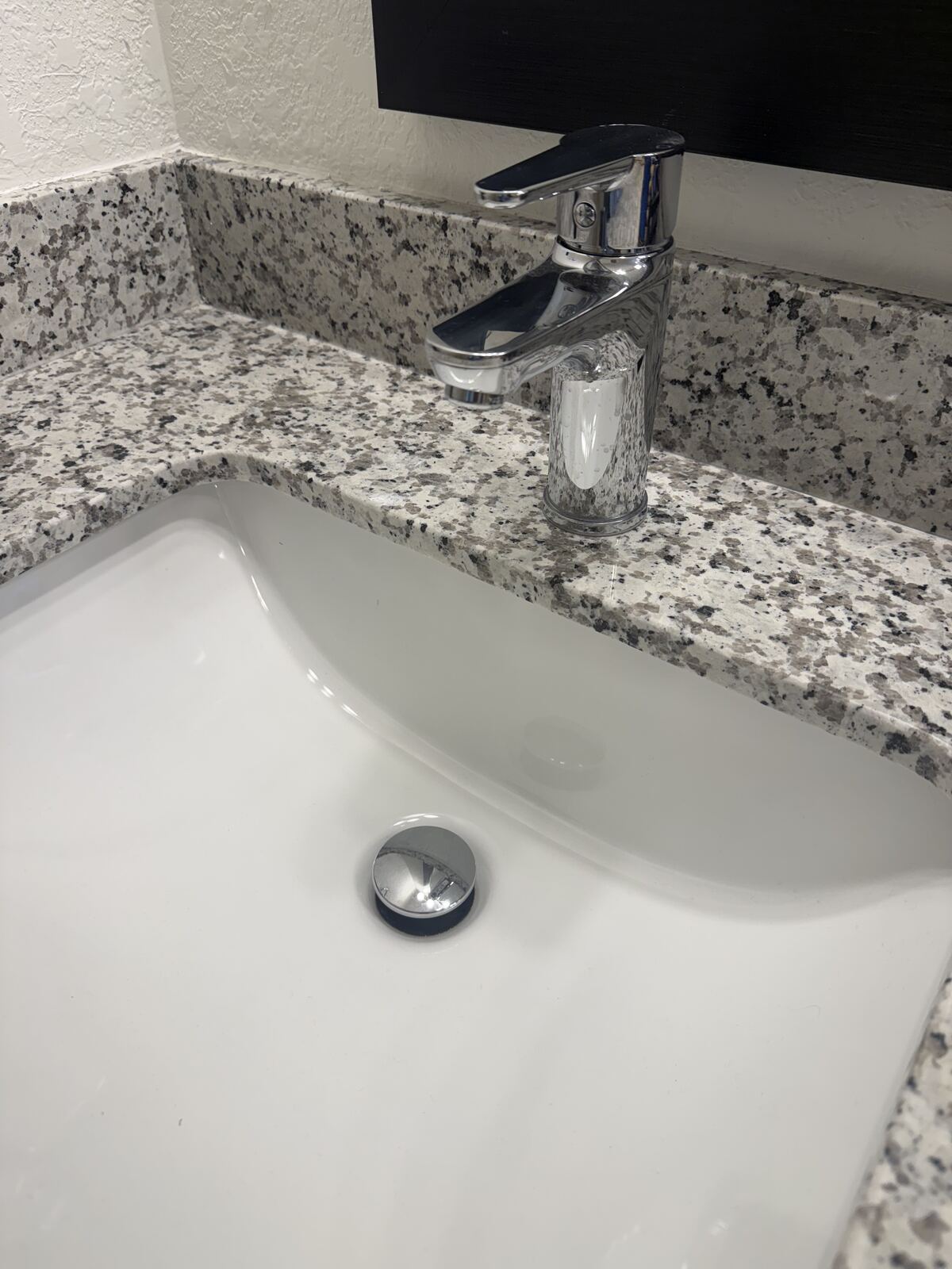 New bathroom faucet installation